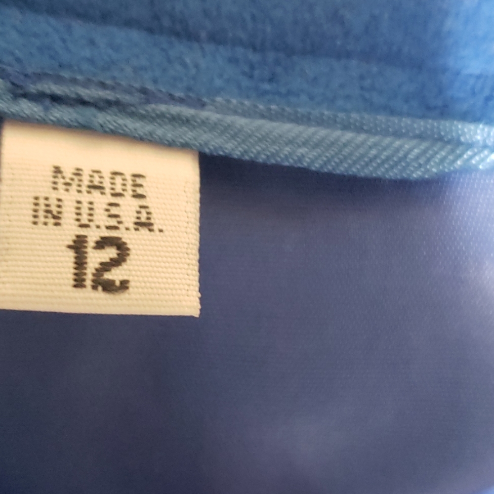 Womens Blue  Suede Skirt - Picture 4 of 5
